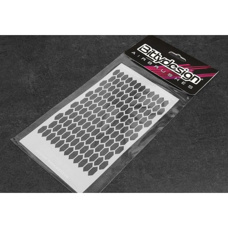 Bittydeisgn Vinyl Stencil - Honeycomb V3 (BD-STC-004)