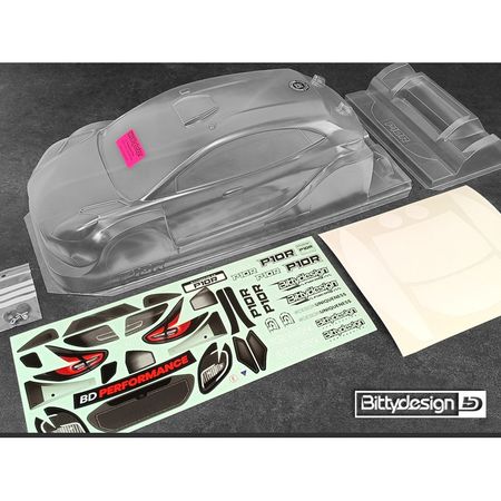 Bittydesign P10R Rally 190mm Body Clear (BD-RX-190P10R)