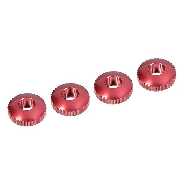 Corally Alum. Body Mount Cambered Nuts 4 Pcs (C-00100-053)