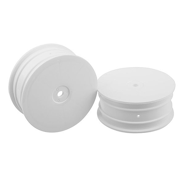 Corally &quot;Flextec&quot; Rim 4Wd Front Hex 12mm White Wheel Pr (C-00140-086)