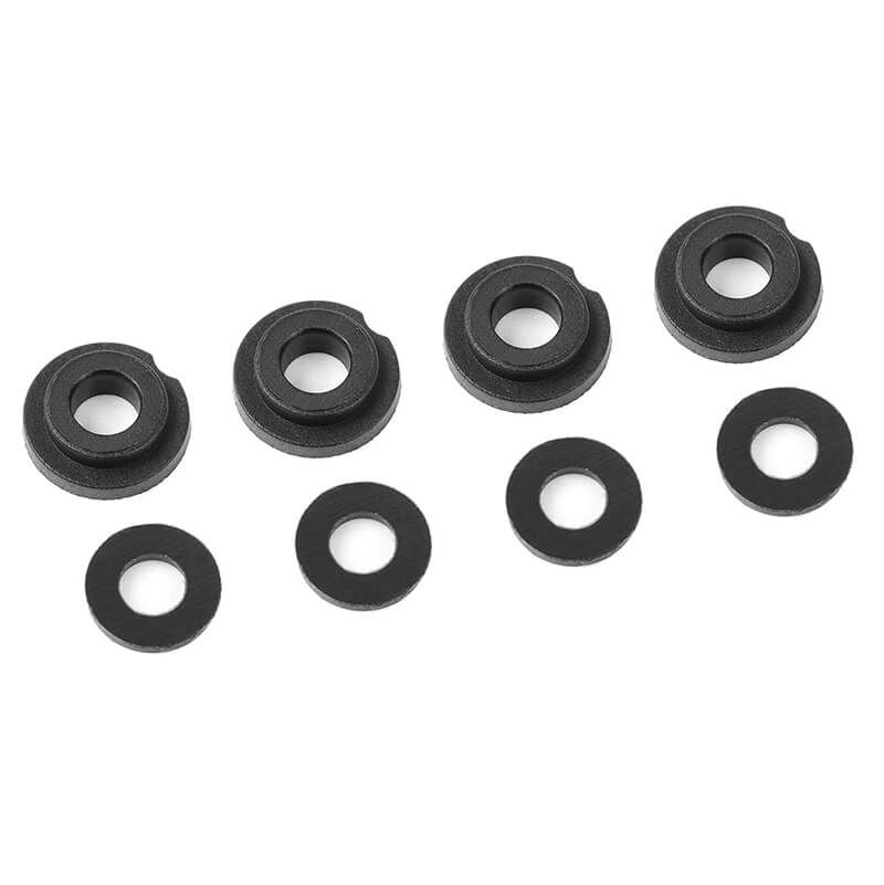 Corally Shock Body Insert Washer Composite 1 Set (4+4Pcs) (C-00180-078)