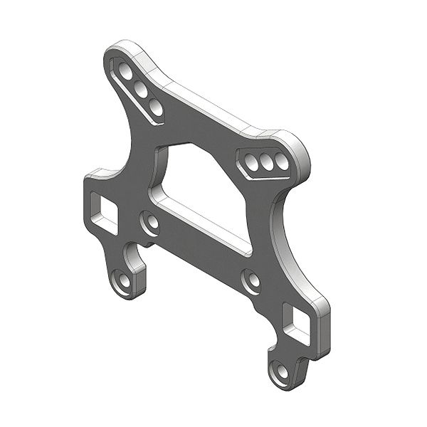 Corally Shock Tower 4mm Aluminum Front 1 Pc (C-00180-131)