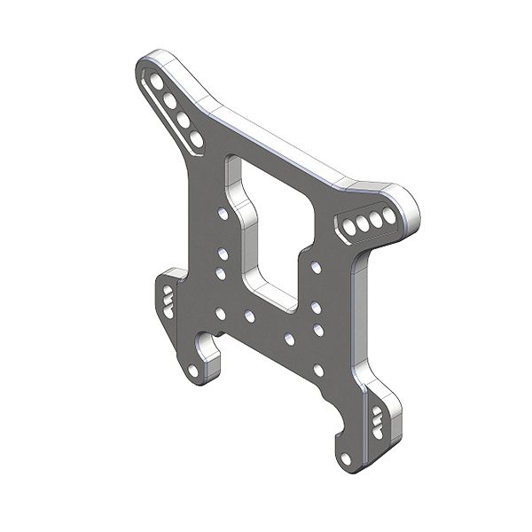 Corally Shock Tower 5mm Aluminium Rear 1 Pc (C-00180-132)