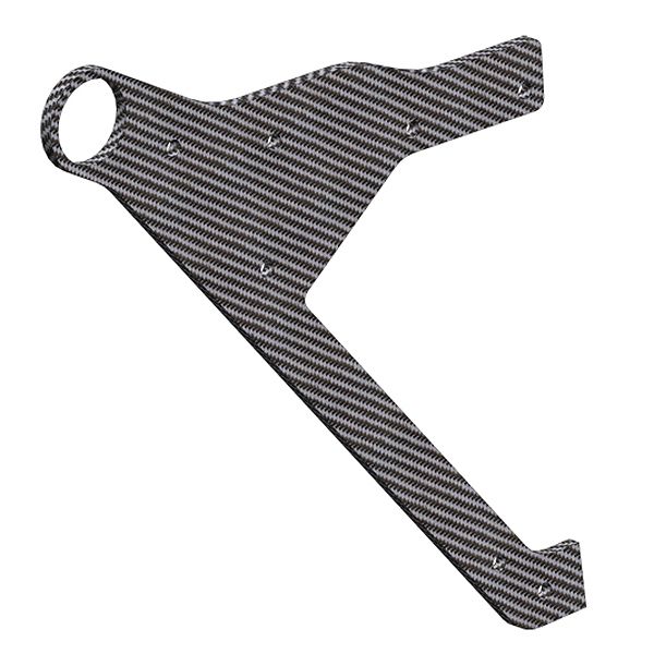 Corally Wheelie Bar Plate Graphite 1 Pc (C-00180-308)