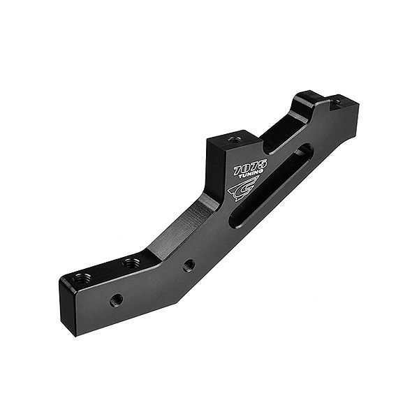 Corally Chassis Brace V2 Front SwiSS 7075 T6 Hard Black (C-00180-387-2)