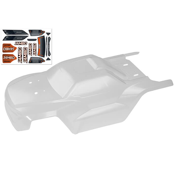 Corally Polycarbonate Body Jambo Xp 6S Clear Cut 1 Pc (C-00180-701)