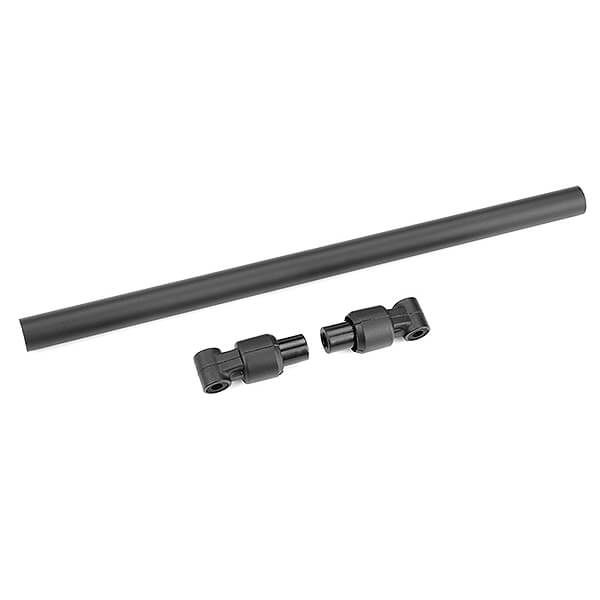 Corally Chassis Tube Front 197.5mm Aluminum Black 1 Set (C-00180-720)