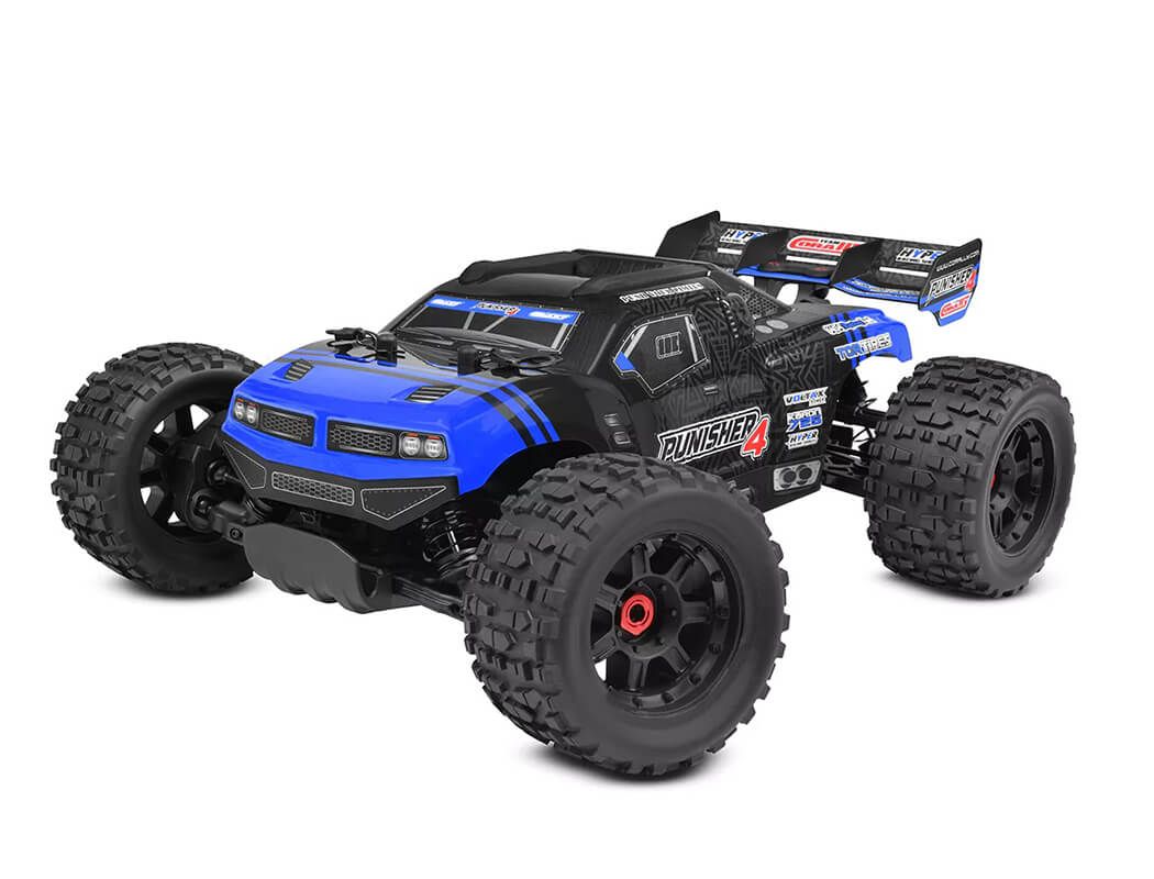 Corally Punisher-4 Brushless 4S Basher Truck RTR - Blue (C-00292-B)