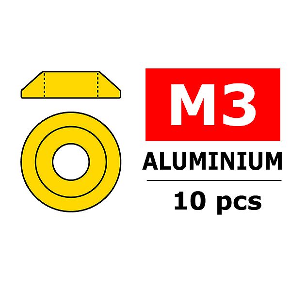 Corally Aluminium Washer For M3 Button Head Screws O (C-3211-30-0)