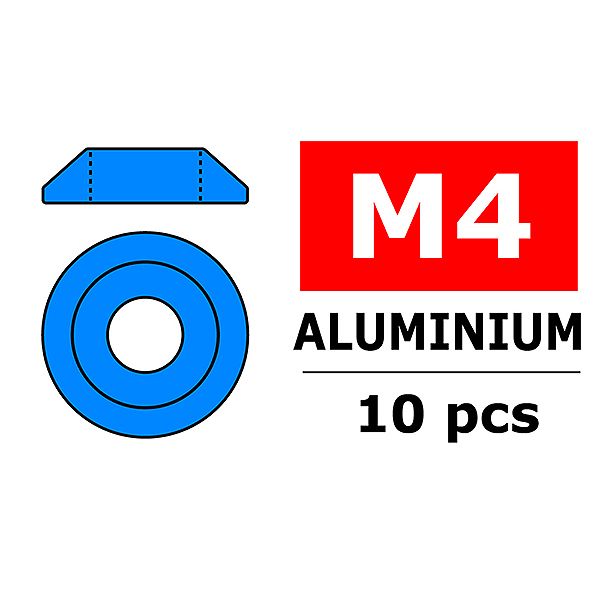 Corally Aluminium Washer For M4 Button Head Screws O (C-3211-40-4)