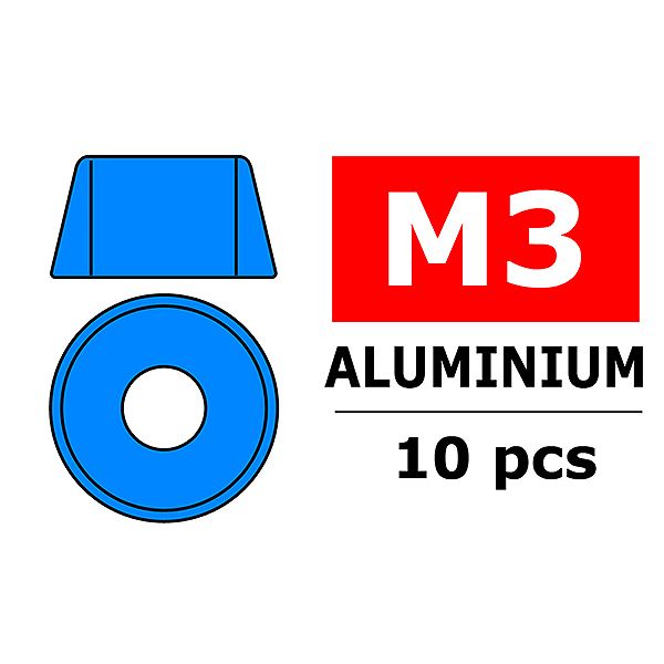 Corally Aluminium Washer For M3 Socket Head Screws O (C-3214-30-4)