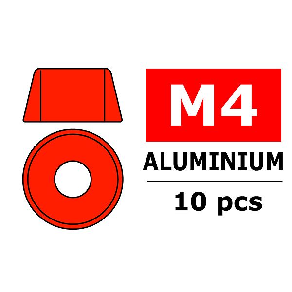 Corally Aluminium Washer For M4 Socket Head Screws O (C-3214-40-5)