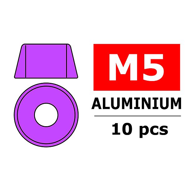 Corally Aluminium Washer For M5 Socket Head Screws O (C-3214-50-2)