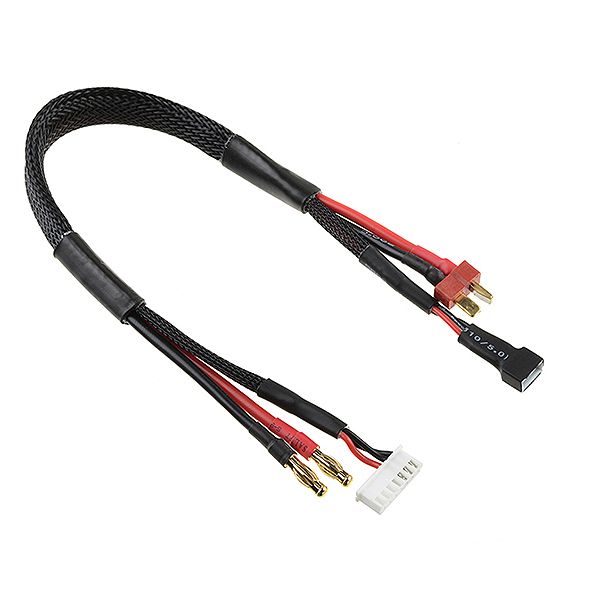 Corally Charge/Balance Lead Tplug 2S Charger 6S Xh Connector - 2S Xh Connector 14Awg Ultra V+ Wire (C-50281)