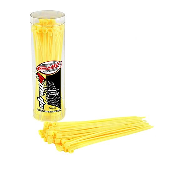 Corally Strapit Cable Tie Wraps Yellow 2.5X100mm 50 Pcs (C-50505)