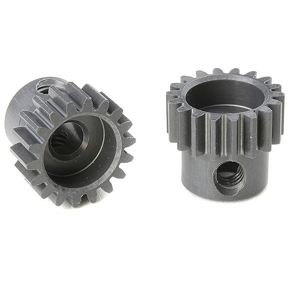 Corally 48 Dp Pinion Short Hard Anodised Al7075 18 Teeth Shaft Dia. 3.17mm (C-70418)