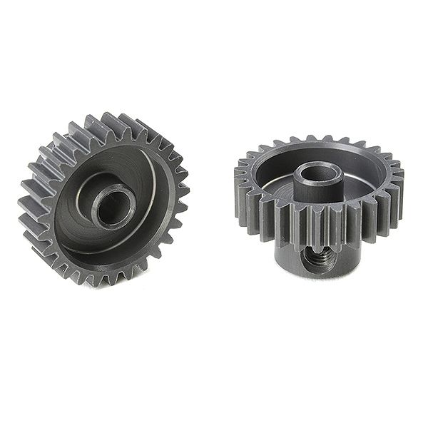 Corally 48 Dp Pinion Short Hard Anodised Al7075 27 Teeth Shaft Dia. 3.17mm (C-70427)