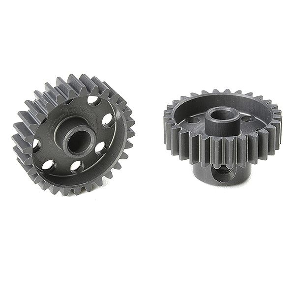 Corally 48 Dp Pinion Short Hard Anodised Al7075 28 Teeth Shaft Dia. 3.17mm (C-70428)
