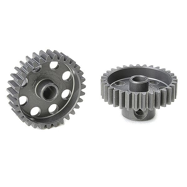 Corally 48 Dp Pinion Short Hard Anodised Al7075 31 Teeth Shaft Dia. 3.17mm (C-70431)