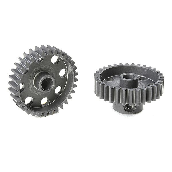 Corally 48 Dp Pinion Short Hard Anodised Al7075 32 Teeth Shaft Dia. 3.17mm (C-70432)