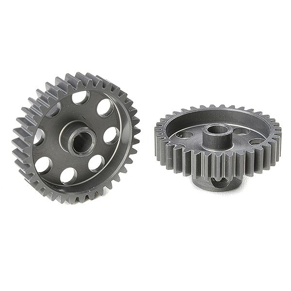 Corally 48 Dp Pinion Short Hard Anodised Al7075 35 Teeth Shaft Dia. 3.17mm (C-70435)