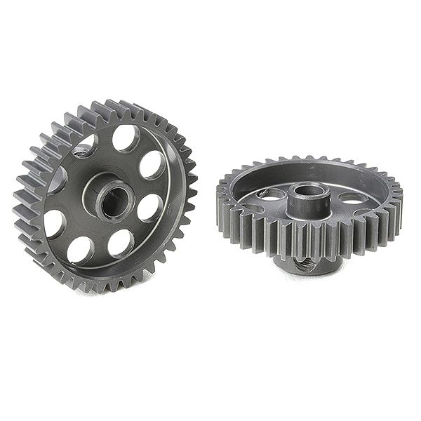 Corally 48 Dp Pinion Short Hard Anodised Al7075 37 Teeth Shaft Dia. 3.17mm (C-70437)