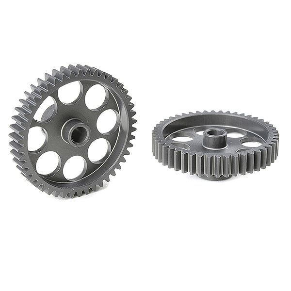 Corally 48 Dp Pinion Short Hard Anodised Al7075 46 Teeth Shaft Dia. 3.17mm (C-70446)