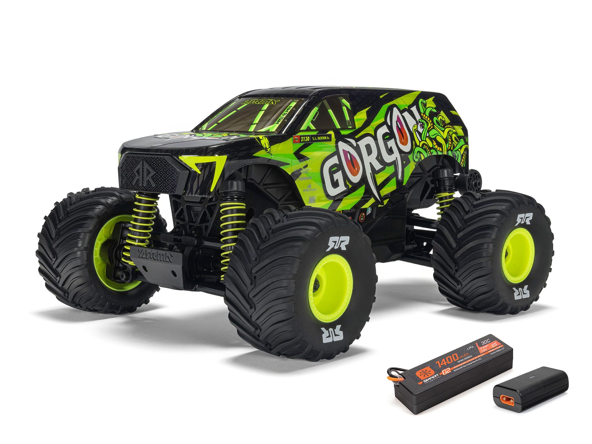 Arrma 1/16 GORGON GROM 4X4 RTR Monster Truck Yellow (C-ARA2130T1)