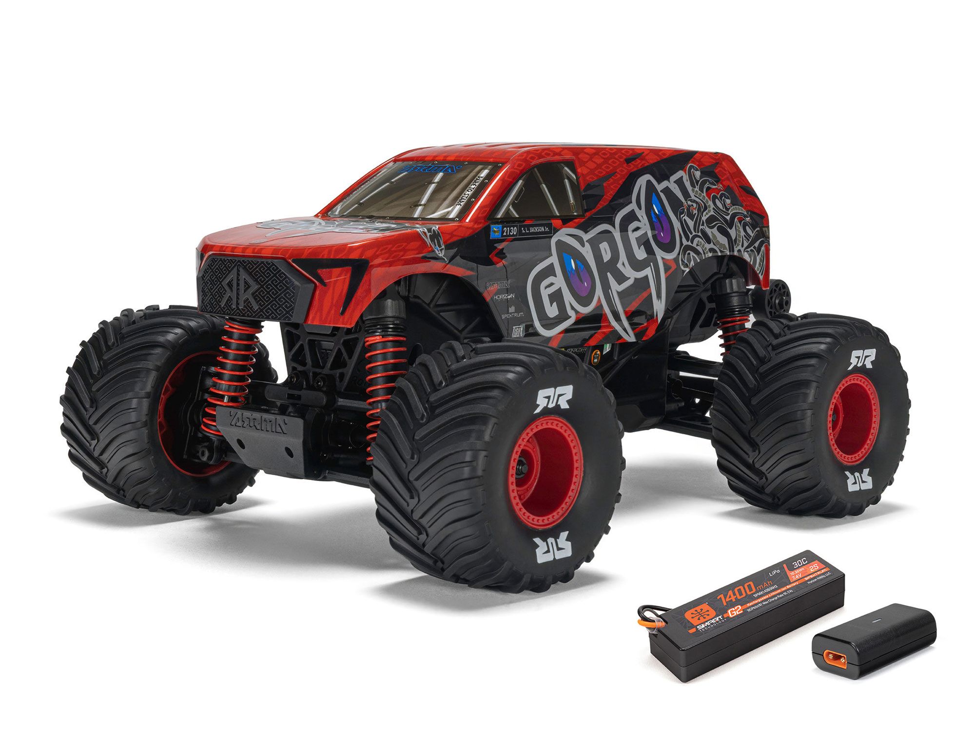 Arrma 1/16 GORGON GROM 4X4 RTR Monster Truck Red (C-ARA2130T2)