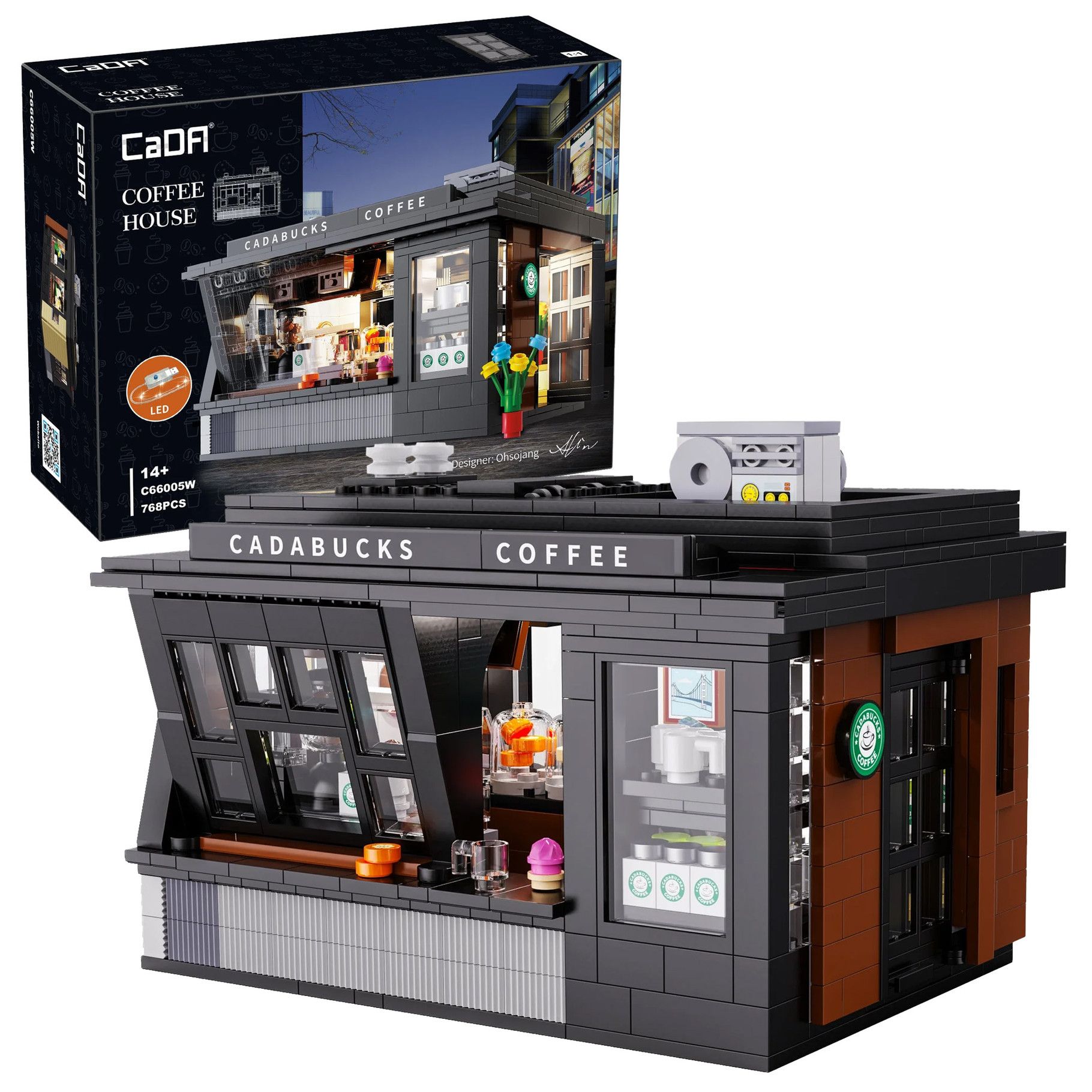 Cada Street Coffee House - 768 pcs (C66005W)