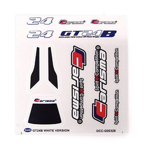Carisma GT24B Ch/Ps Edition Decal Sheet (CA15384)