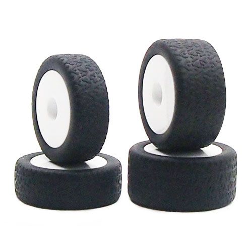 Carisma GT24B White Wheels/ Tyres Mounted (CA15636)