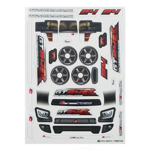Carisma GT24R Rally Car Decal Sheet (CA15654)