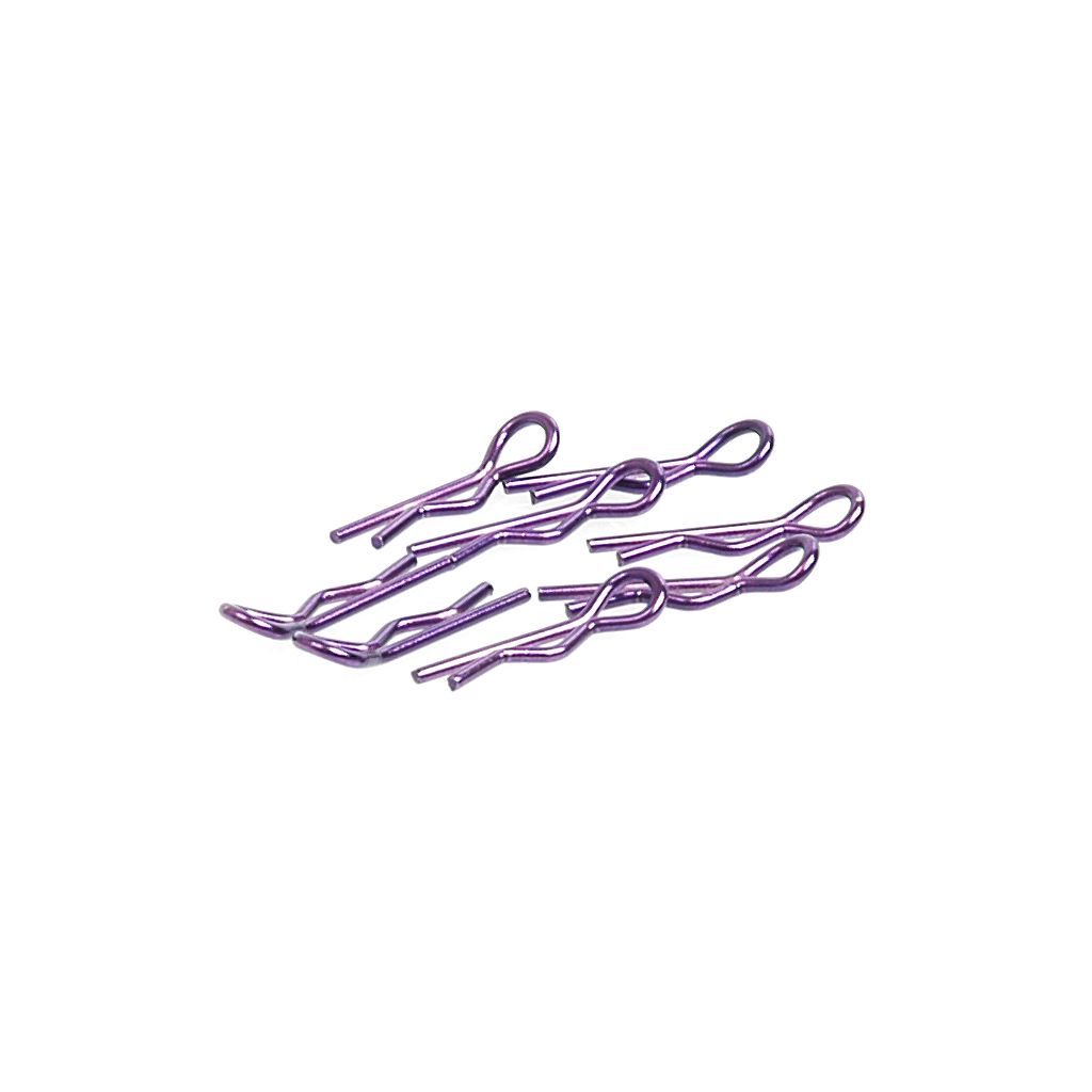 Core RC Small Body Clip 1/10 - Metallic Purple (8) (CR069)