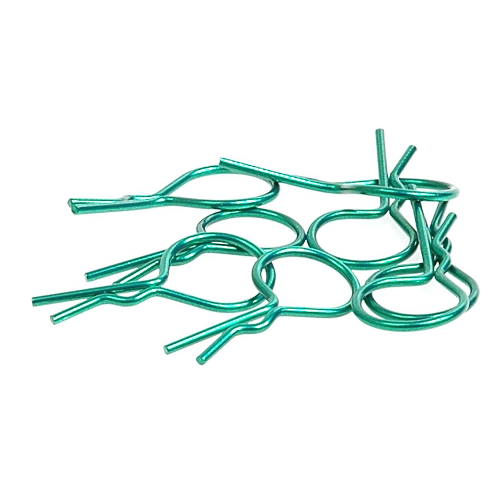 Core RC Big Body Clip 1/10 - Metallic Green (8) (CR076)
