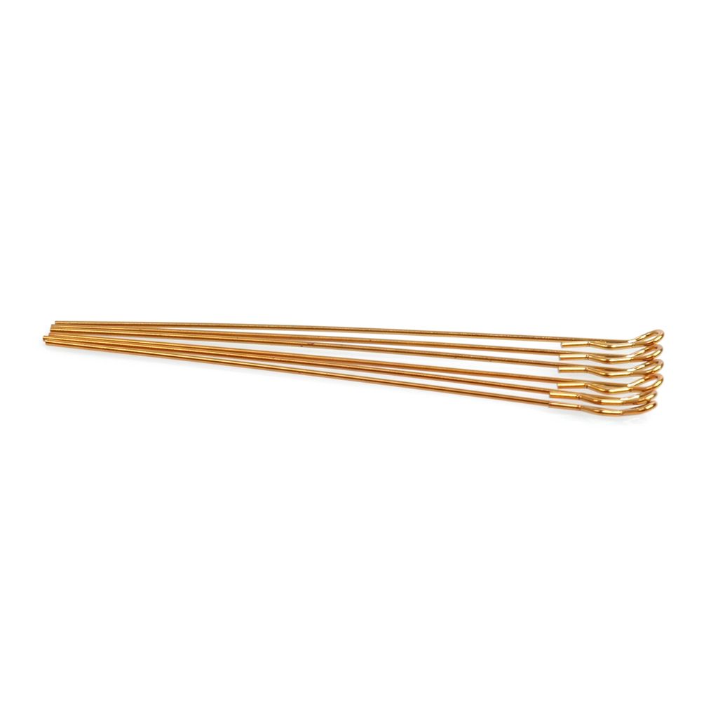 Core RC Extra Long Body Clip 1/10 - Gold (6) (CR082)