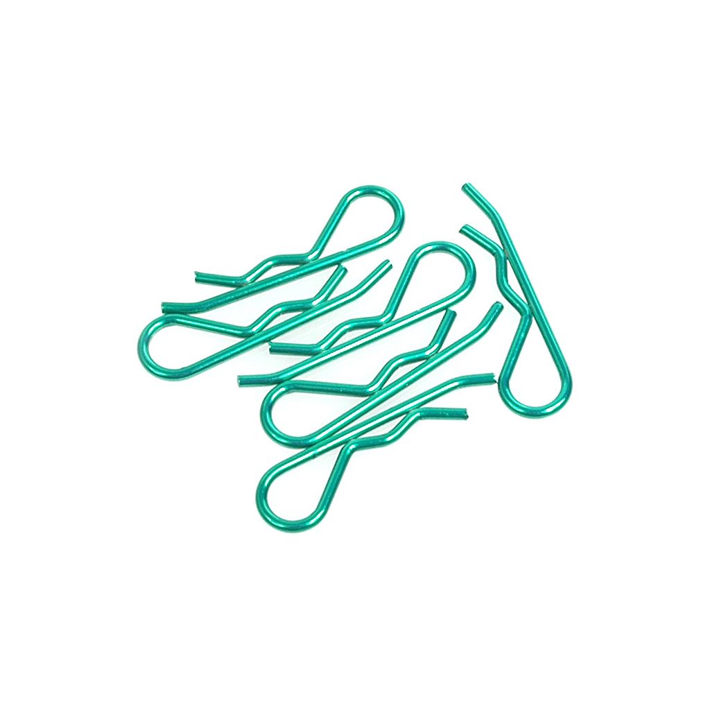 Core RC Body Clip 1/8 - Metallic Green (6) (CR096)