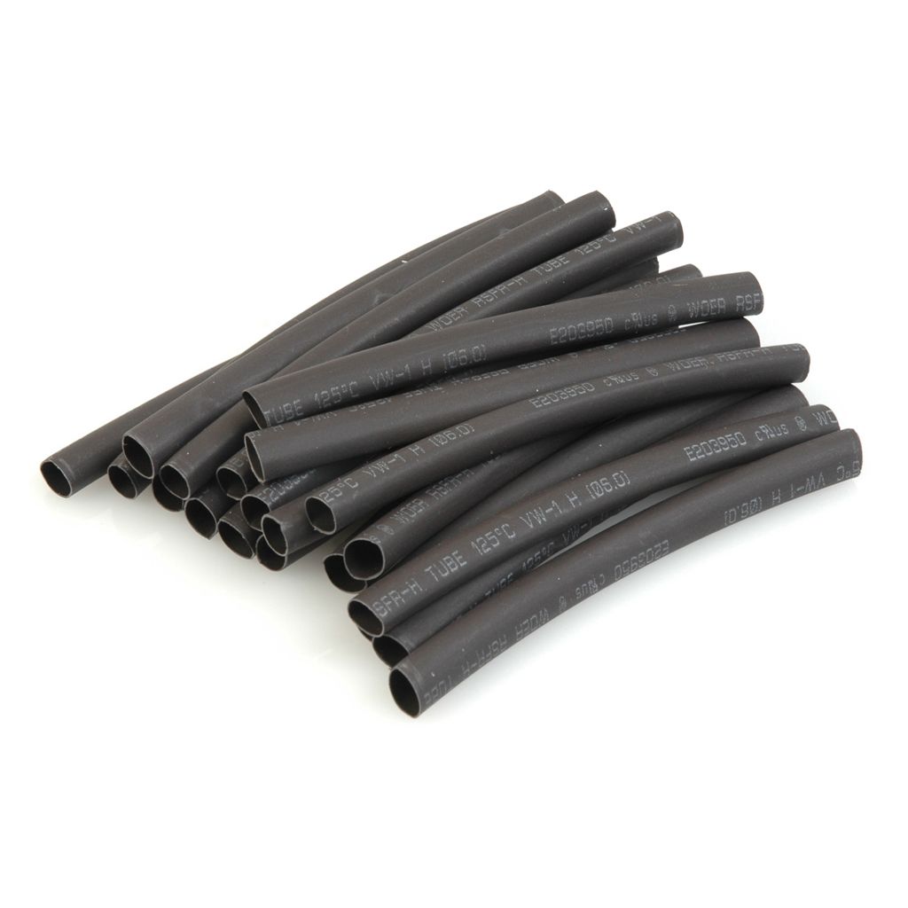 Core RC Heatshrink 6.0mm dia Black - 20pcs (CR124)