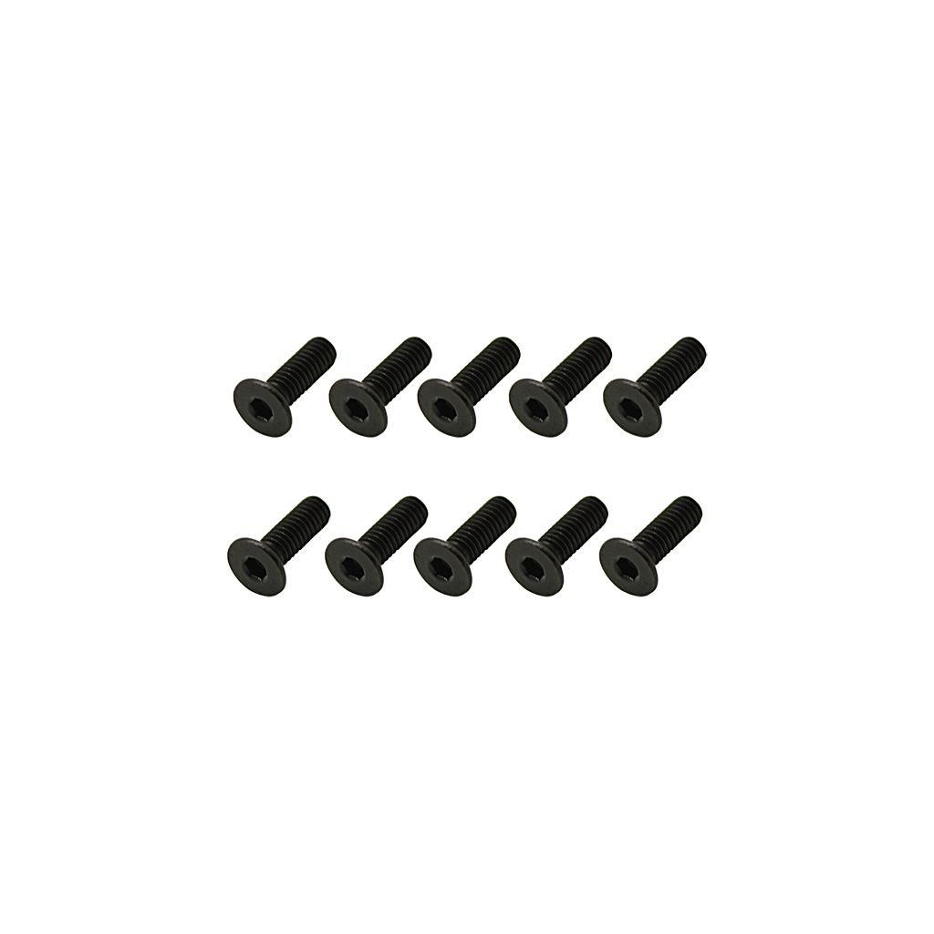 Core RC Steel Csk Hex Screws M2.5 x 8 pk10 (CR341)
