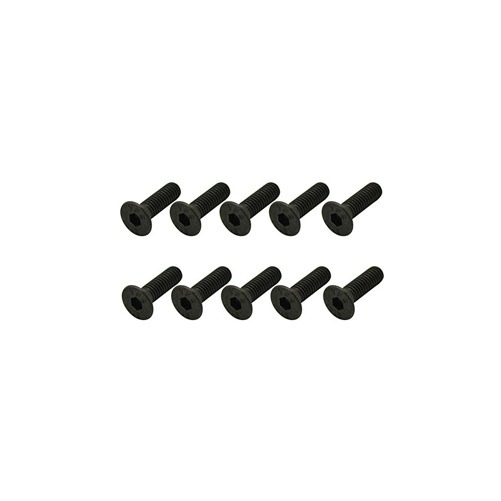 Core RC Steel Csk Hex Screws M3 x 10 pk10 (CR347)