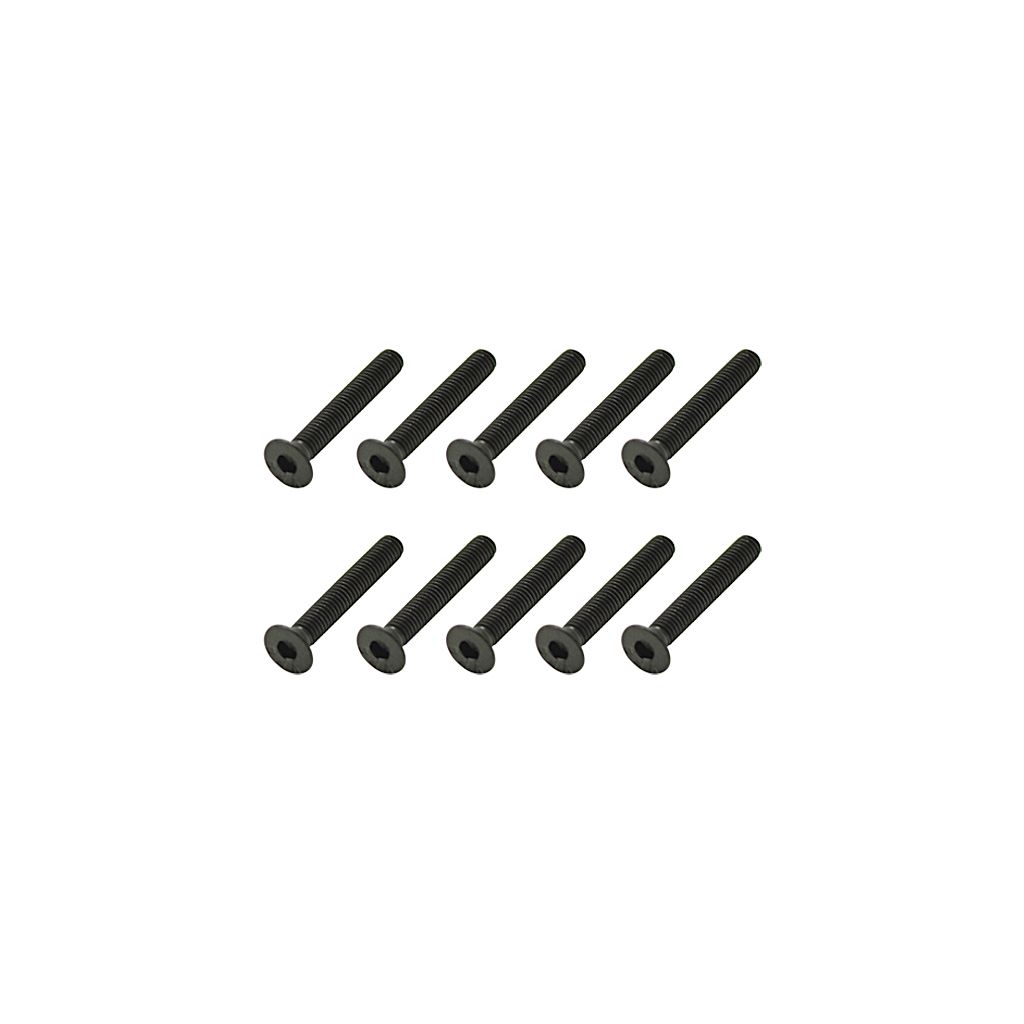 Core RC Steel Csk Hex Screws M3 x 20 pk10 (CR352)