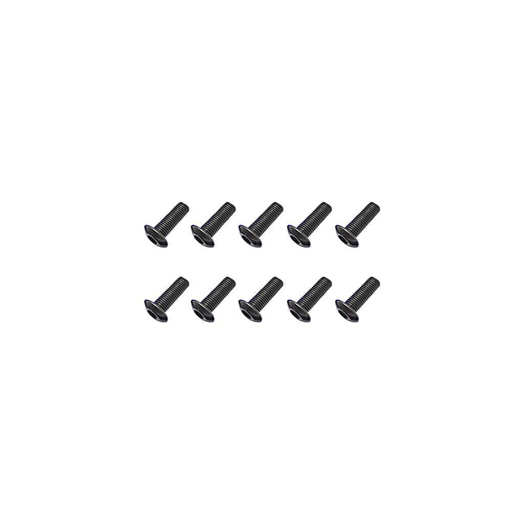 Core RC Steel Button Head Hex Screws M3 x 6 pk10 (CR362)