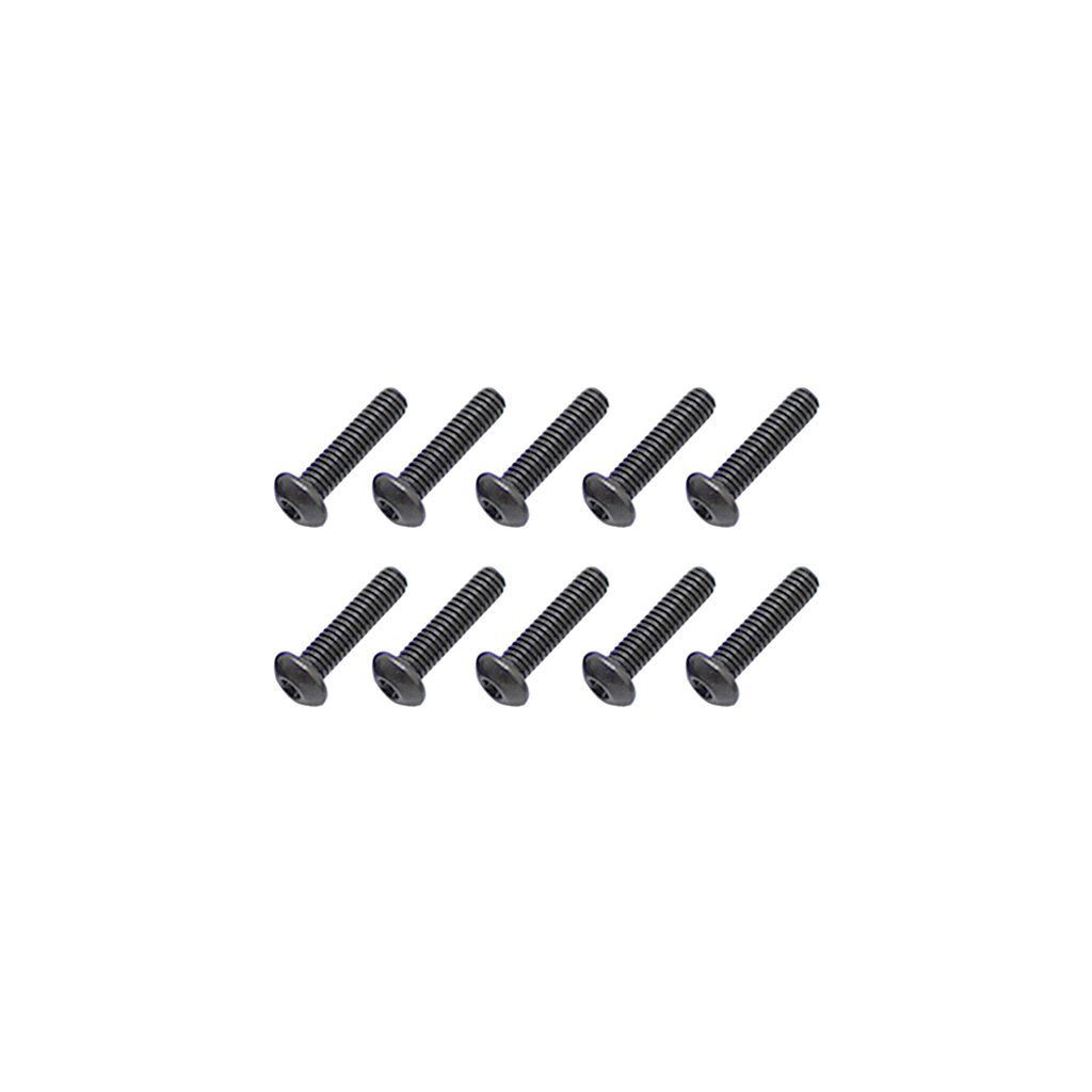 Core RC Steel Button Head Hex Screws M3 x 14 pk10 (CR365)