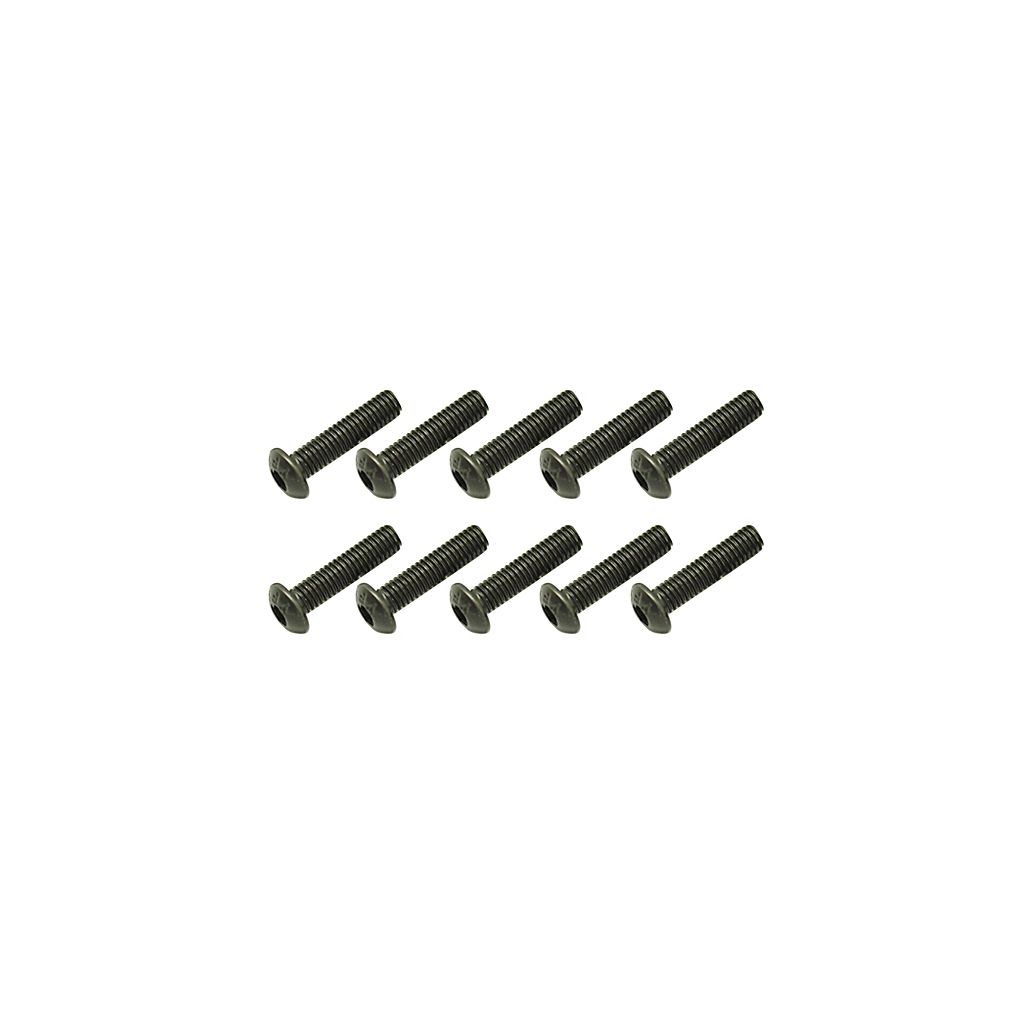 Core RC Steel Button Head Hex Screws M3 x 16 pk10 (CR366)