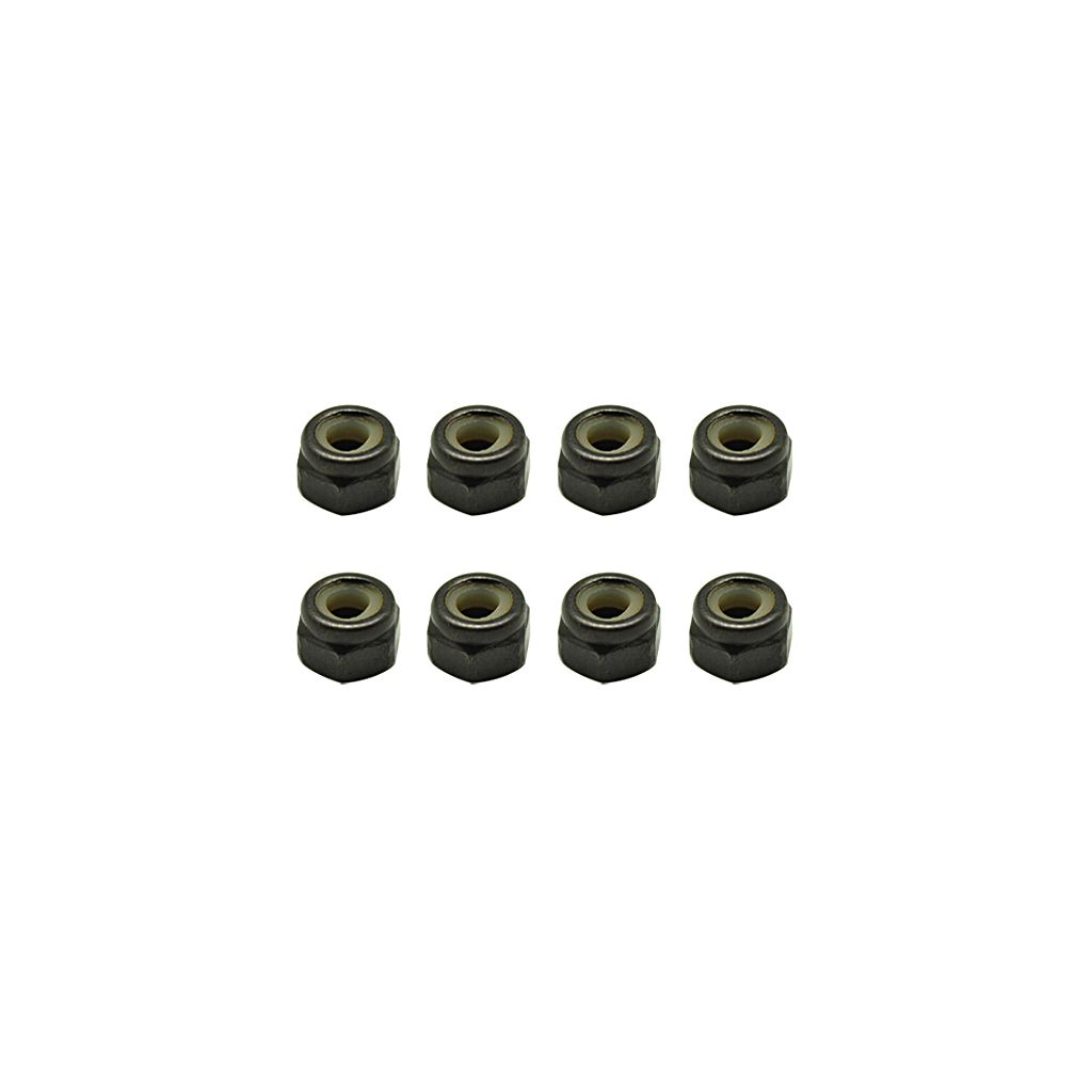 Core RC M4 Nyloc Nuts Steel - pk8 (CR463)