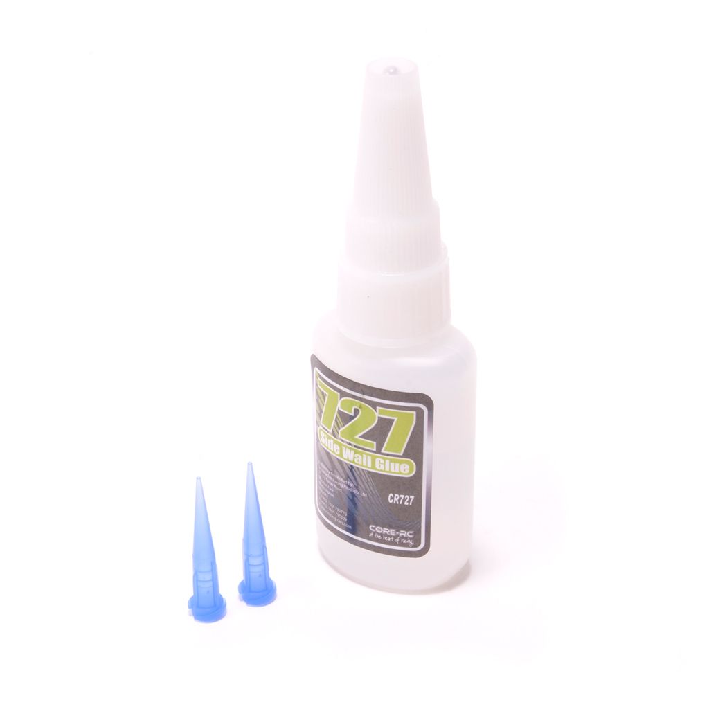 Core RC - 727 Medium Side Wall &amp; Tyre Glue With 2 Nozzles (CR727)