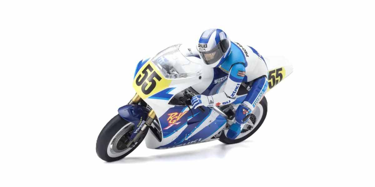Kyosho Moto Hanging On Racer S.R.T. Suzuki RGV 1992 1:8 Kit (K.34935T1B)