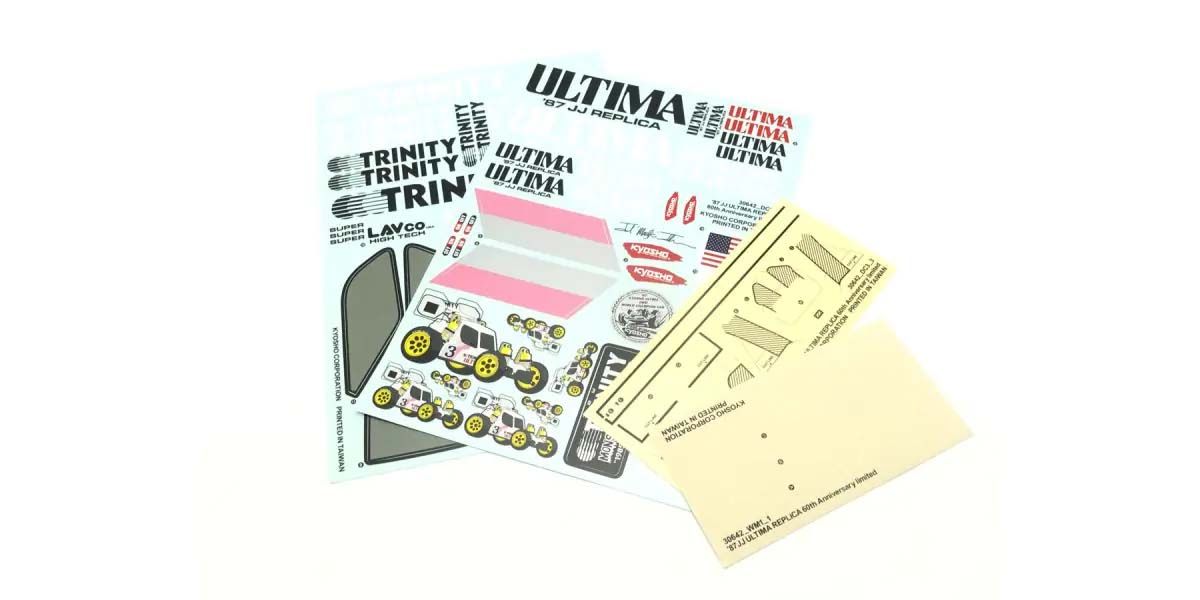 Kyosho Decal Kyosho Ultima JJ (K.UTD001)