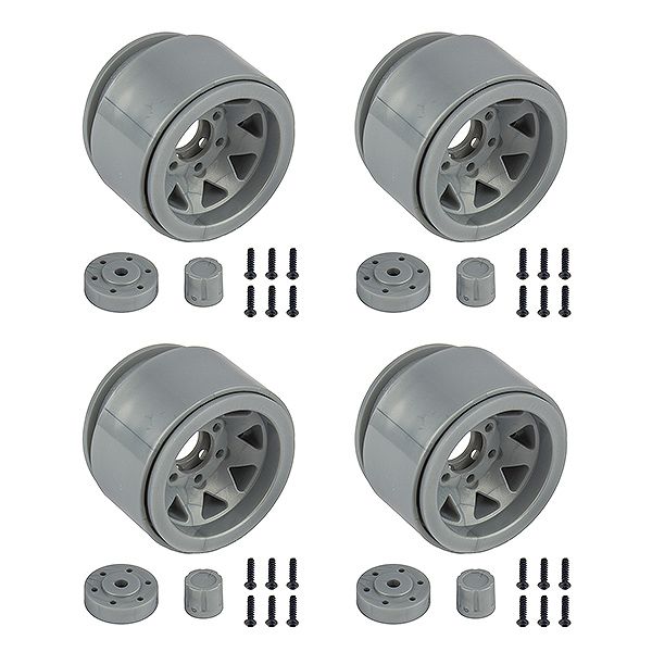Element RC Enduro Trigon Wheels 1.55In Silver (EL42110)
