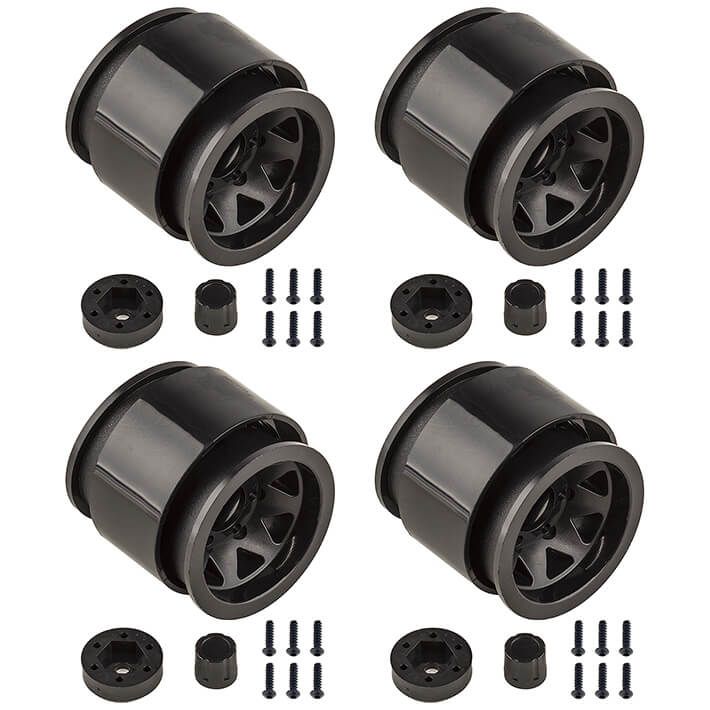 Element RC Enduro Trigon Wheels 1.55In Black (EL42111)